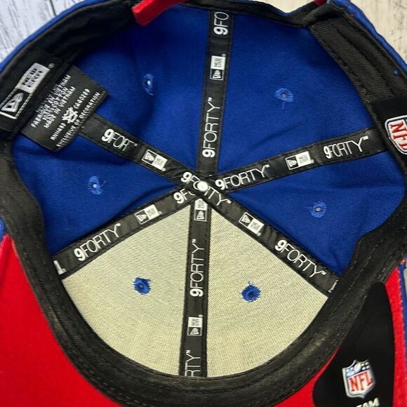 New York Giants New Era 9Forty SnapBack Adjustable Cap Hat NFL Cotton - Picture 8 of 10